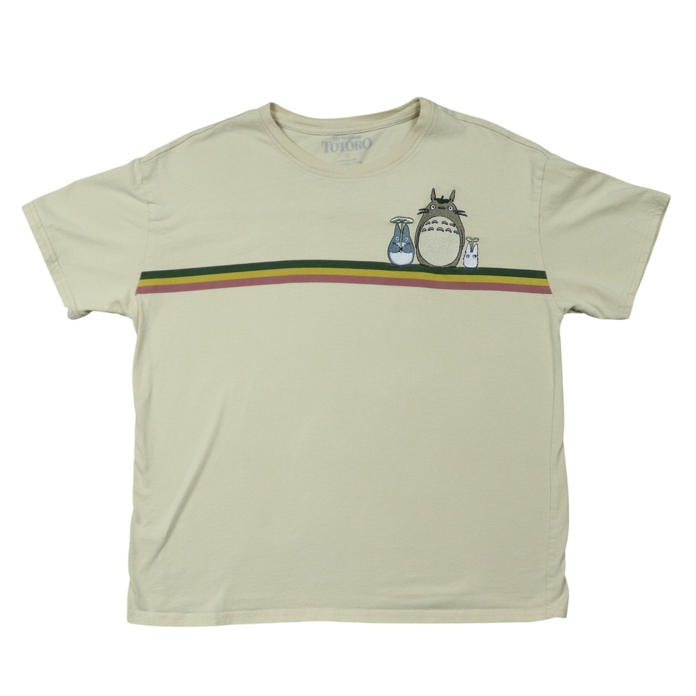 Her Universe Studio Ghibli My Neighbor Totoro Retro Stripe T-Shirt Small